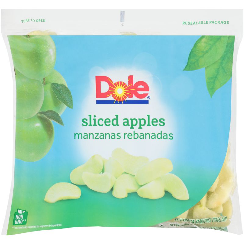 APPLE SLICED PEELED IQF
