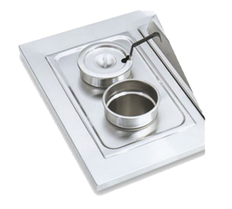 ADAPTER PLATE S/S W/2-8 3/8" HOLES
