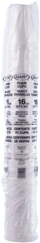 CUP FOAM 16 OZ