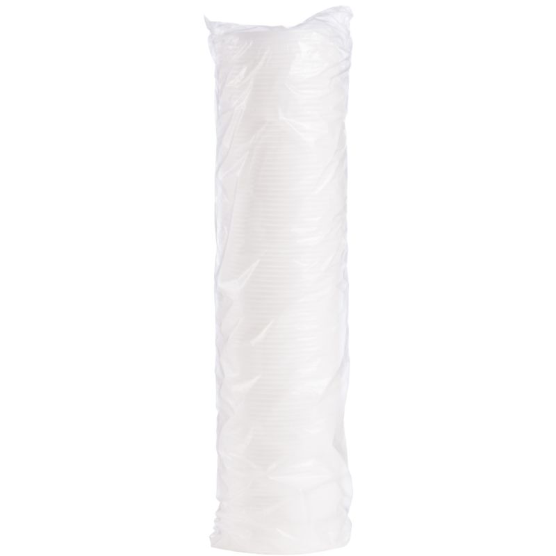 LID PLASTIC WHITE VENTED
