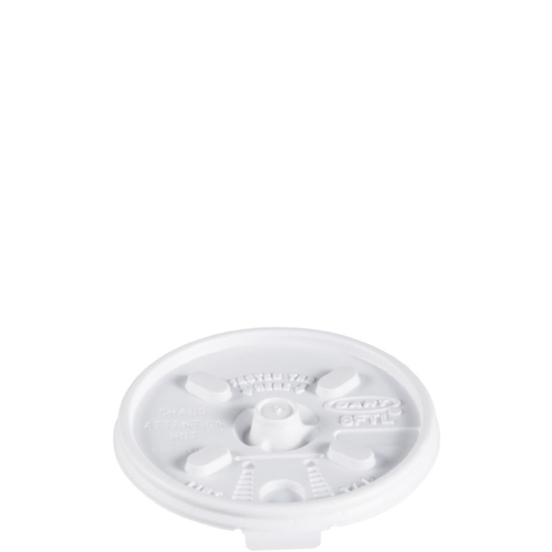 LID PLASTIC LIFT LOCK WHT