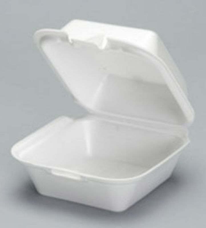CONTAINER FOAM HNGD SAND 6
