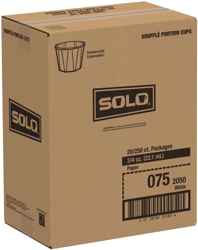 CUP SOUFFLE PAPER .75 OZ