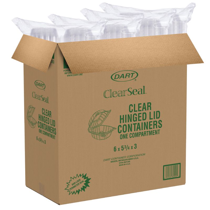 CONTAINER PLASTIC CLR SEAL 6X6