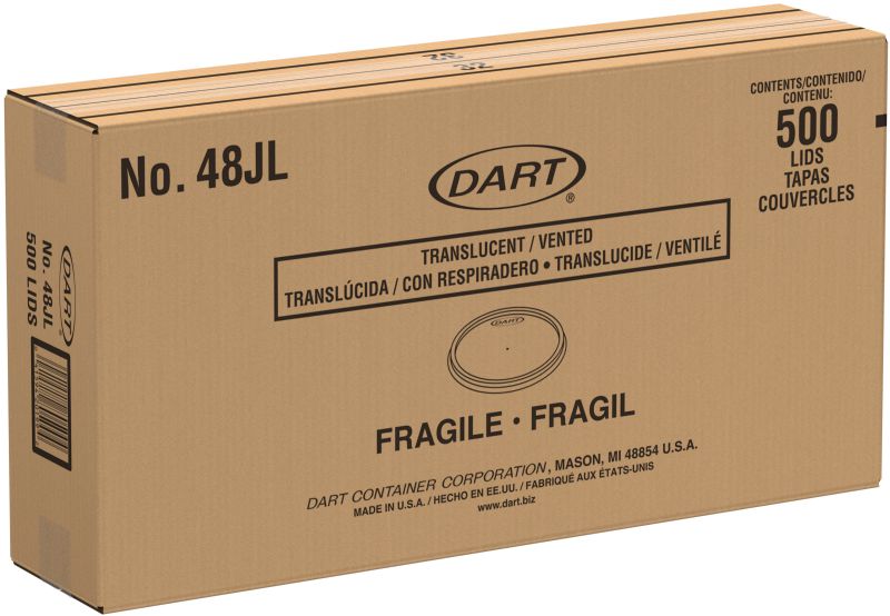 LID PLASTIC TRANSL VENTED