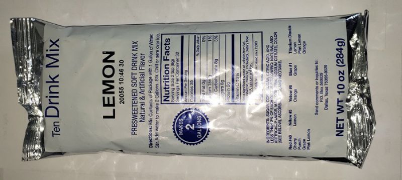 DRINK MIX LEMONADE POWDER