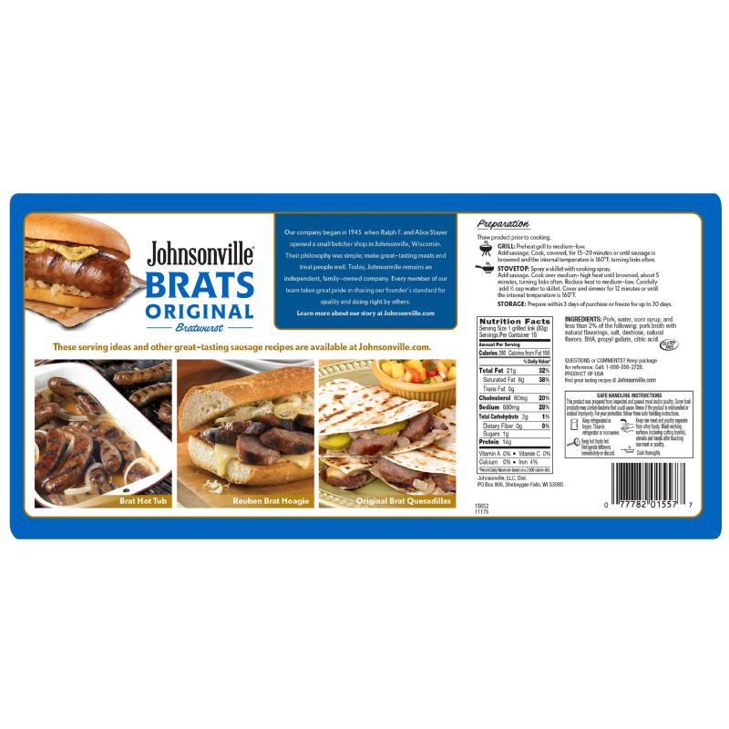 BRATWURST RAW ORIGINAL 4 1