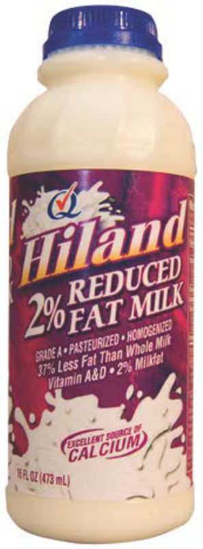 MILK 2% PINT BOTTLE