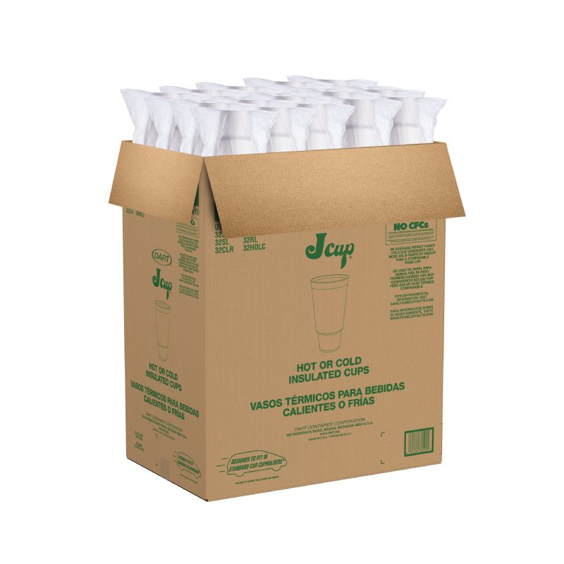 CUP FOAM CAR PLAIN 44 OZ
