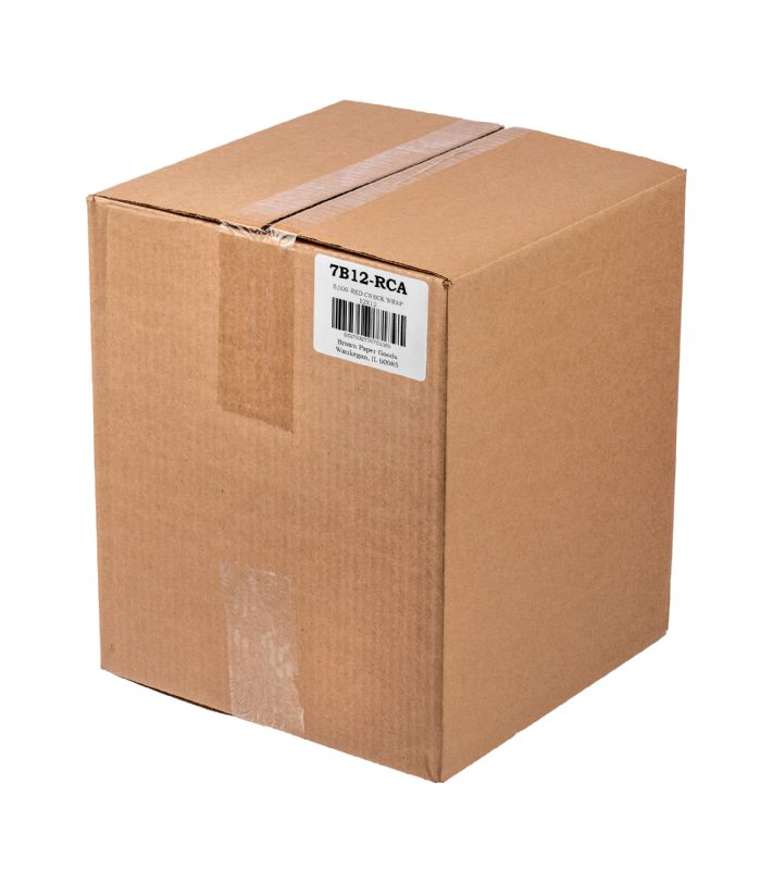 WRAP PAPER DELI RED CHK 12X12