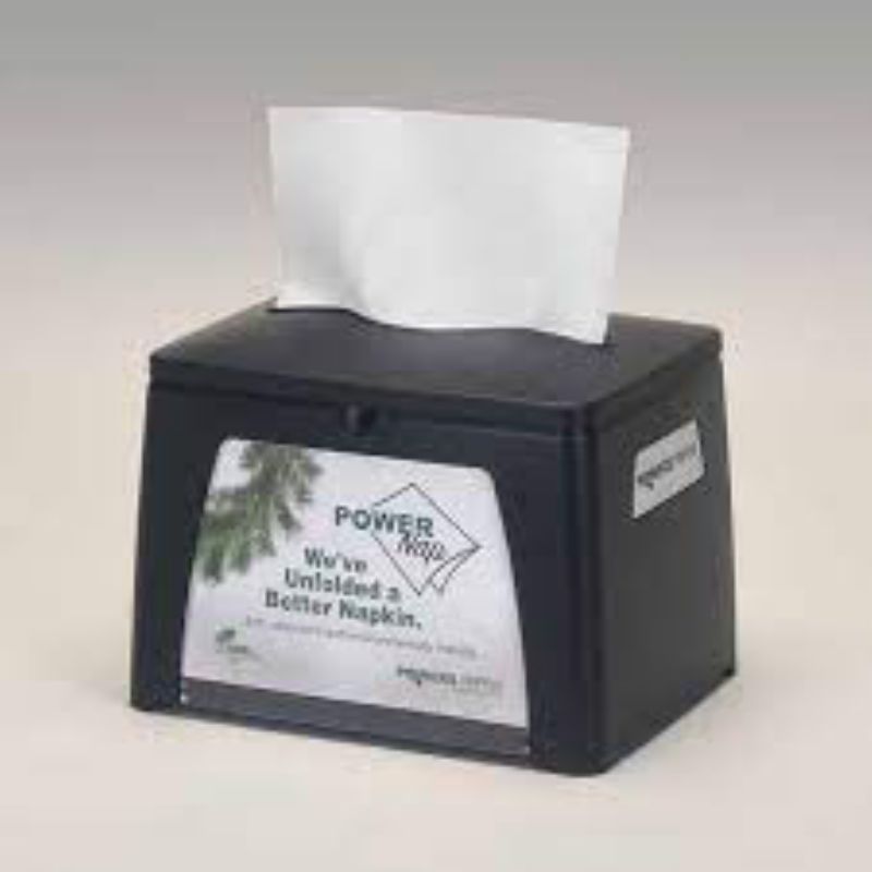 DISPENSER NAPKIN POWERNAP BLK