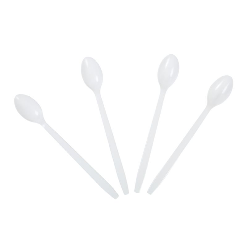 SPOON PLASTIC SODA WHITE 7.5