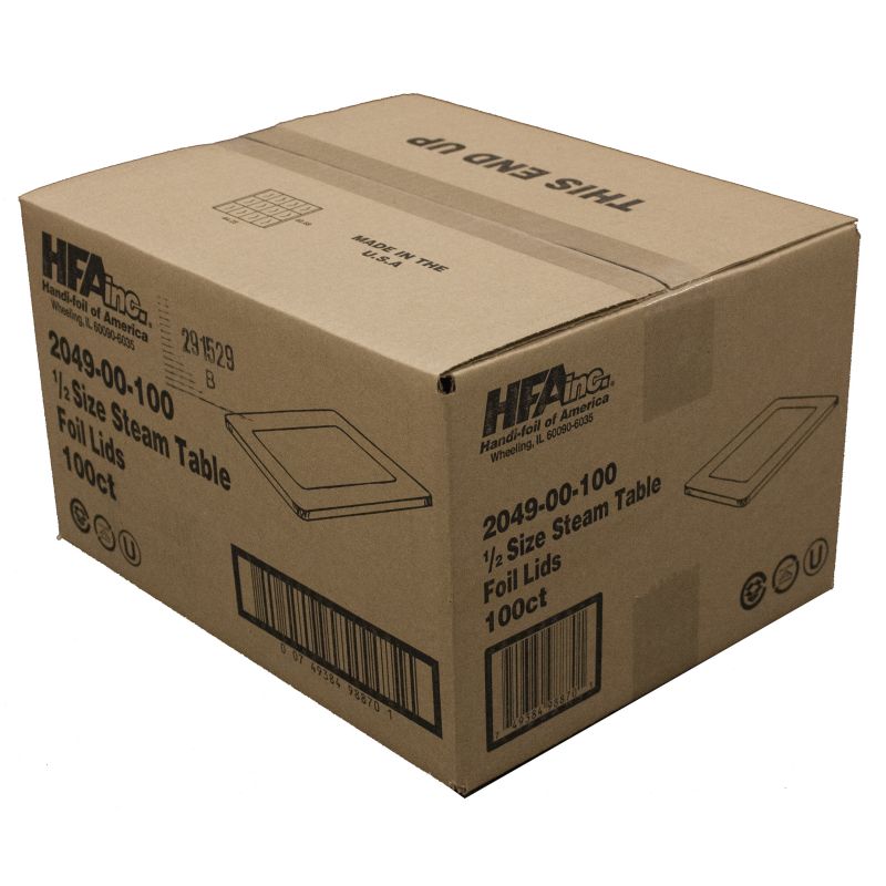 LID FOIL FITS 1/2 STEAM PAN