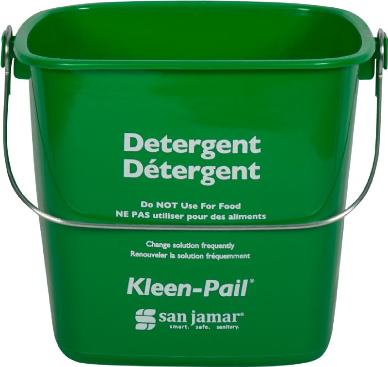 PAIL FOR SOAP SOLUTION GREEN 8 QT
