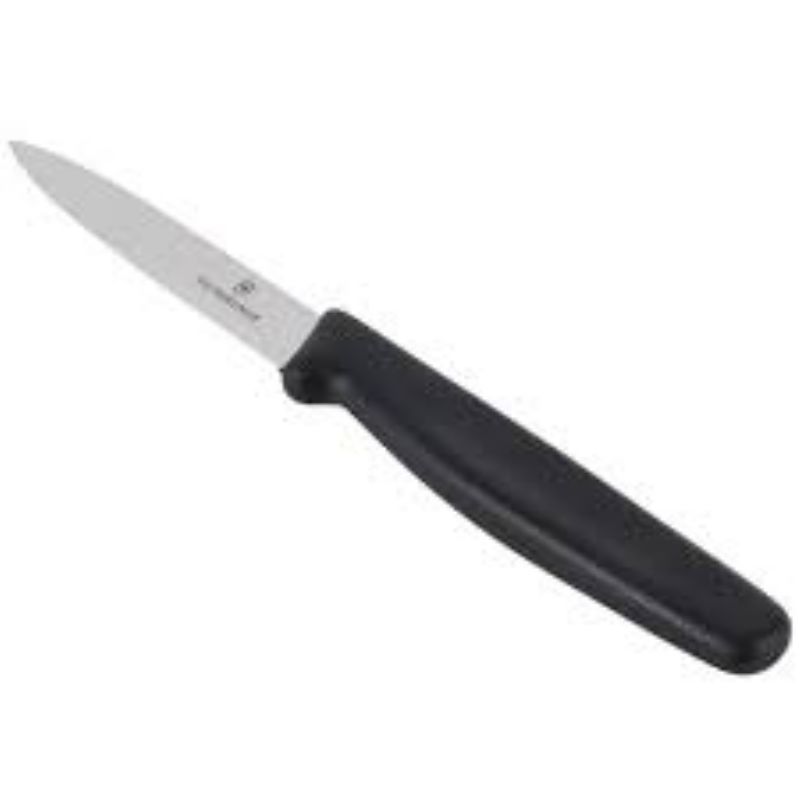 KNIFE PARING BLACK 3.25" BLADE