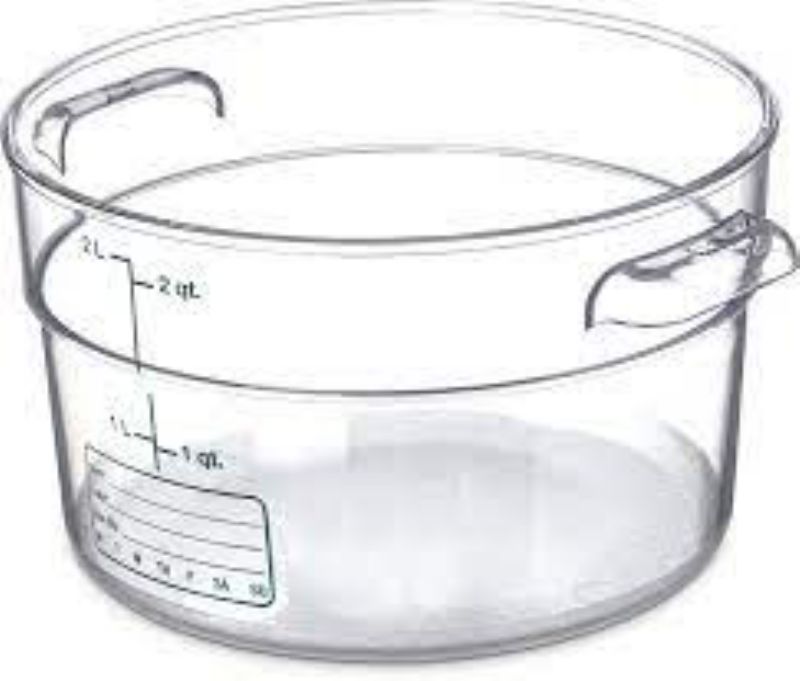 CONTAINER FOOD STORAGE CLR ROUND 2QT