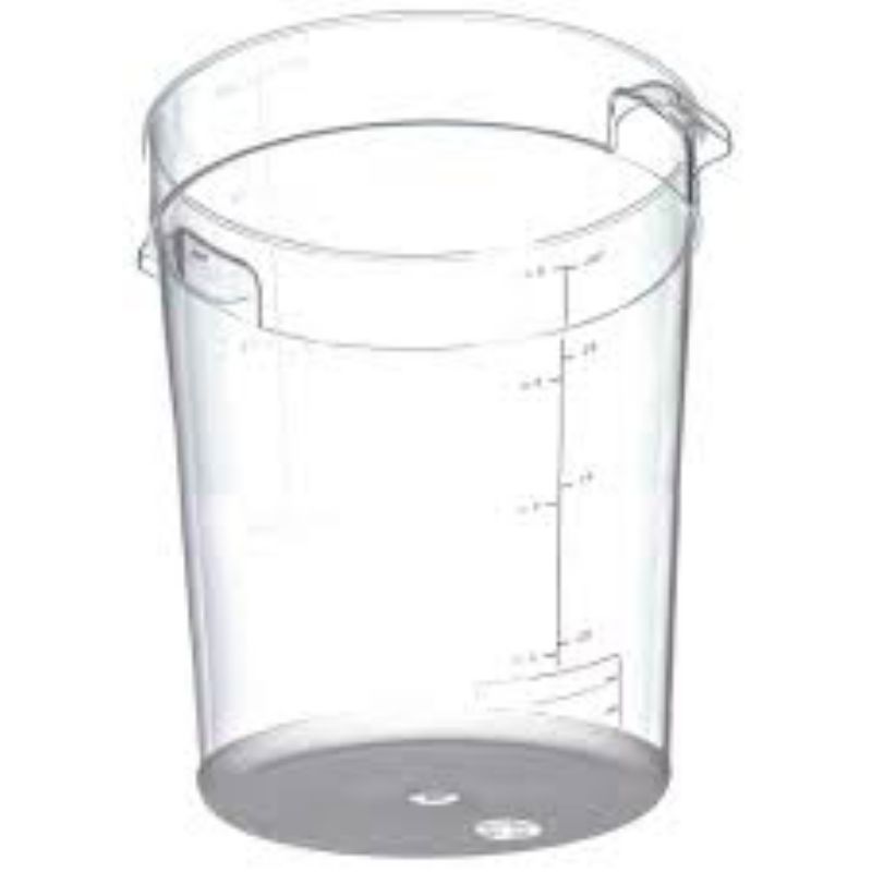 CONTAINER FOOD STORAGE CLR ROUND 8QT