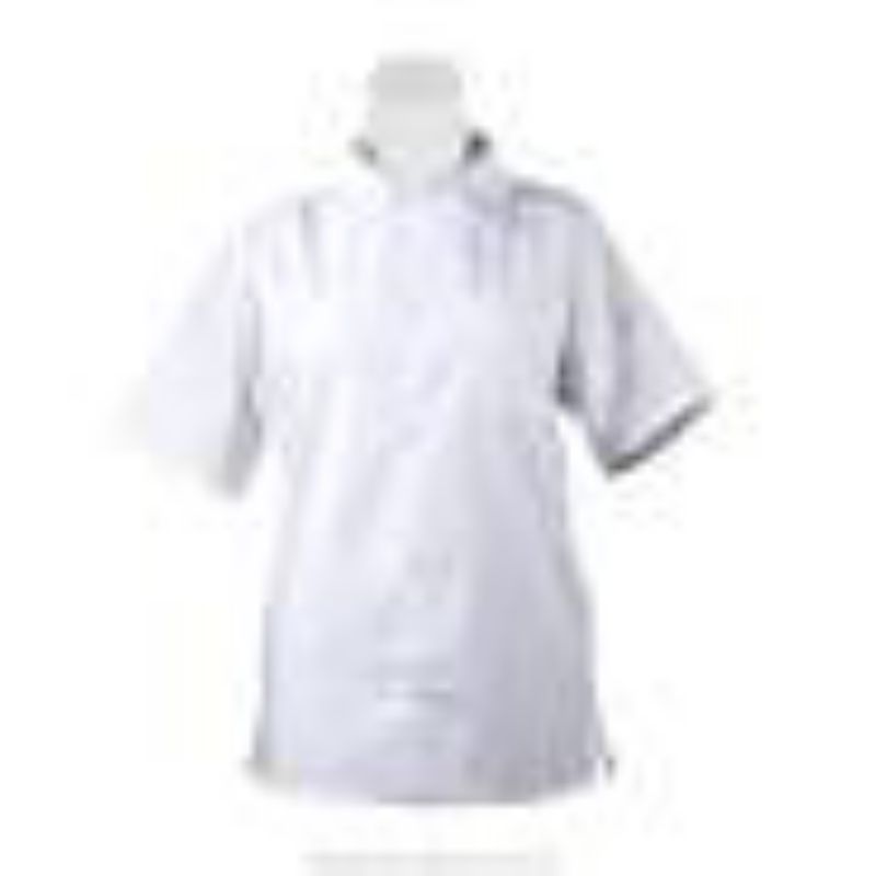SHIRT CHEF UNISEX WHITE MESH BACK 3X