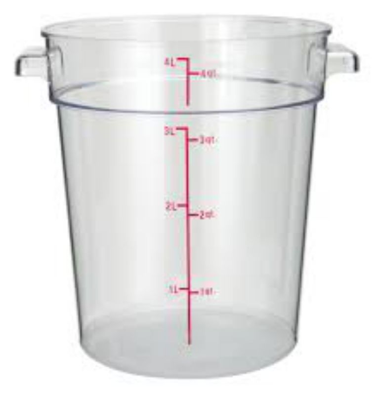 COVER FOOD STORAGE CONT ROUND 2-4QT