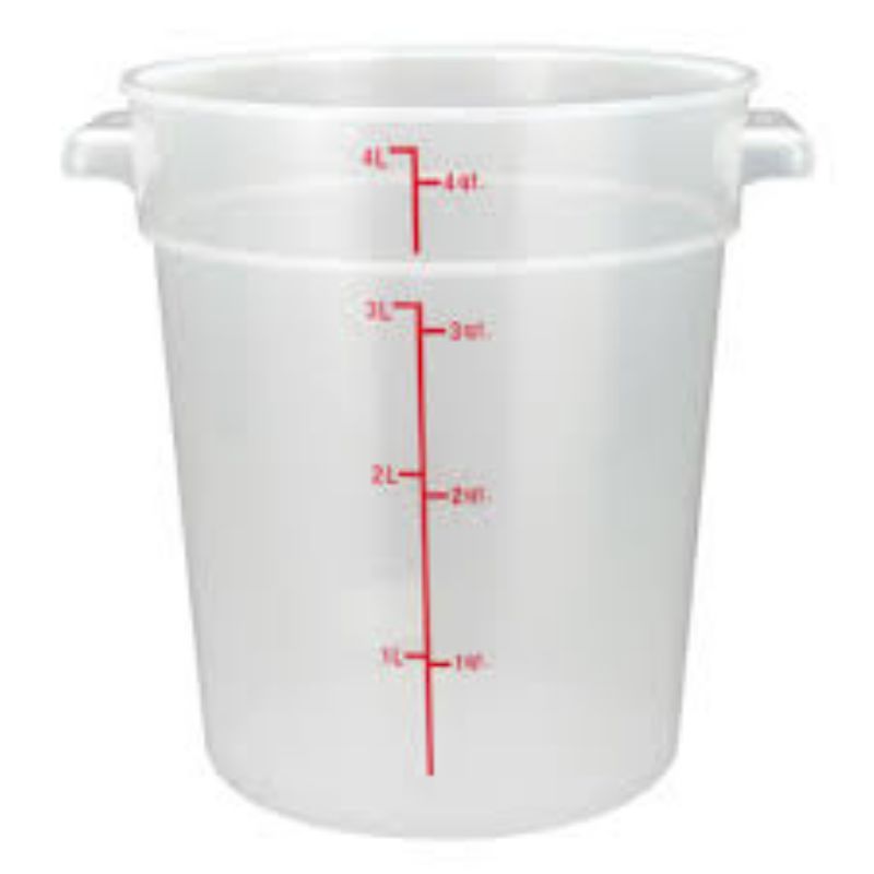 CONTAINER FOOD STORAGE ROUND 4 QT