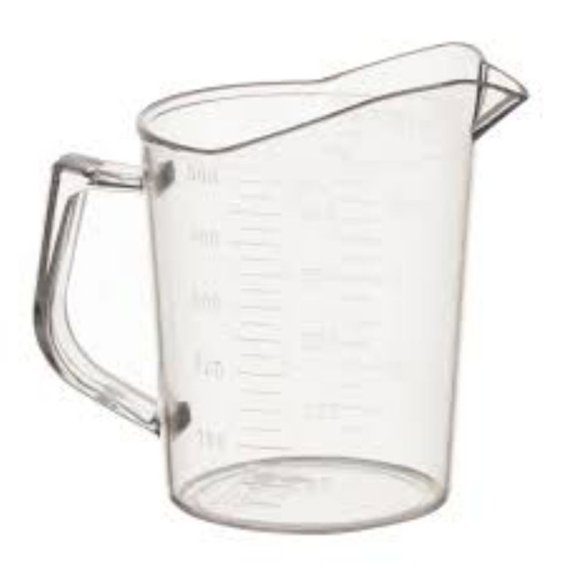 MEASURE CUP PLASTIC CLEAR 1 PT