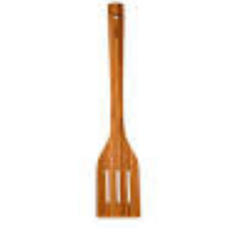 SPATULA BAMBOO SLOTTED 12 INCH