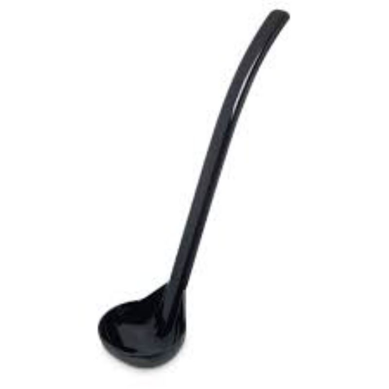 LADLE 1 OZ BOWL PLASTIC BLACK 9.5L