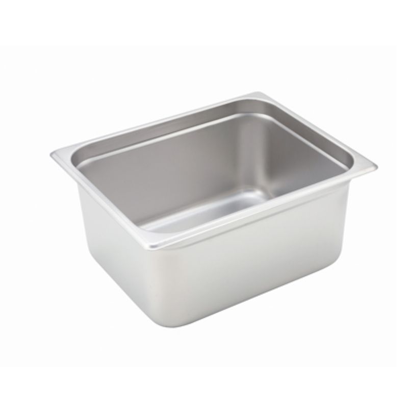 PAN STEAM S/S 1/2 SIZE 6" DP 10.6 QT