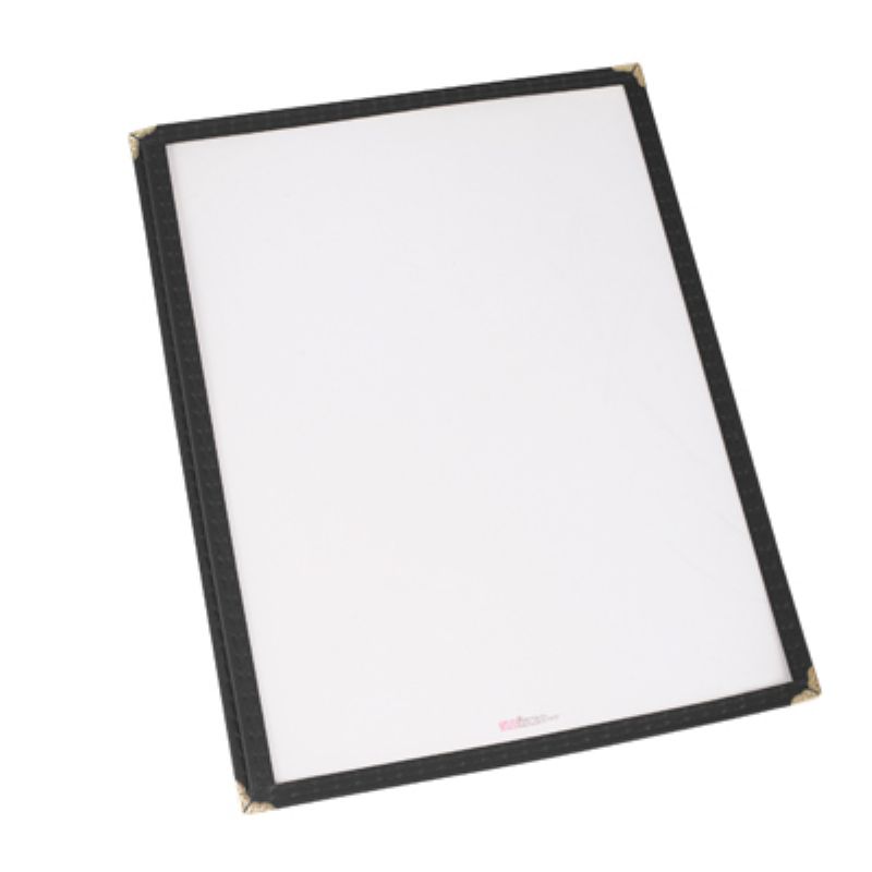 MENU COVER BLACK 8.5" X 14