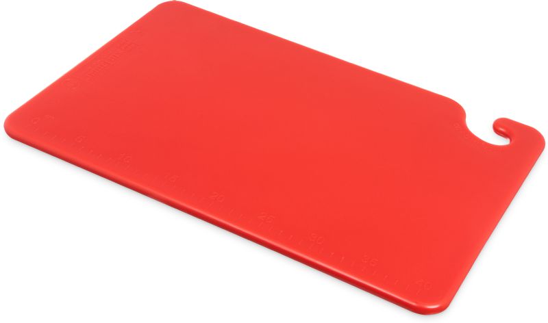 CUTTING BOARD RED (RED MEAT) 12X18