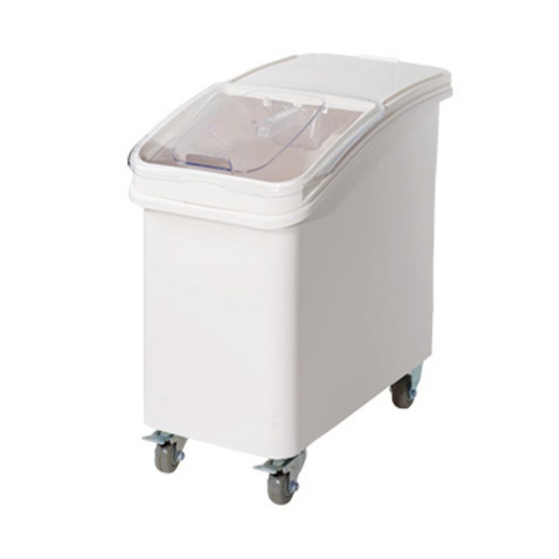 BIN INGREDIENT W/LID CASTERS 27 GAL