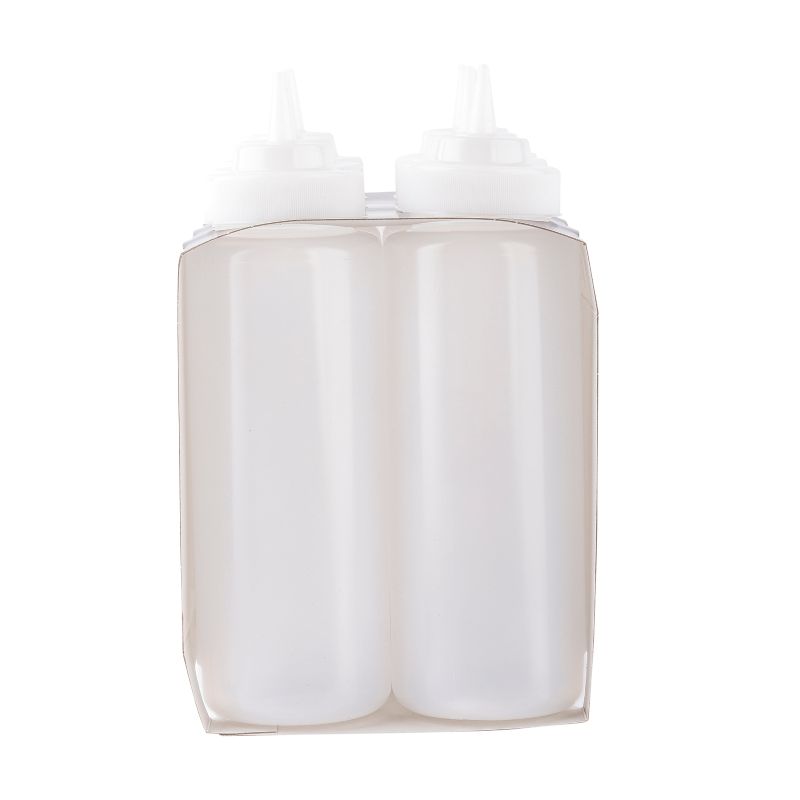 BOTTLE SQUEEZE WIDE MOUTH CLR 32 OZ