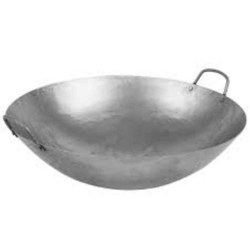 WOK STEEL CANTONESE 16"X4.75 DP