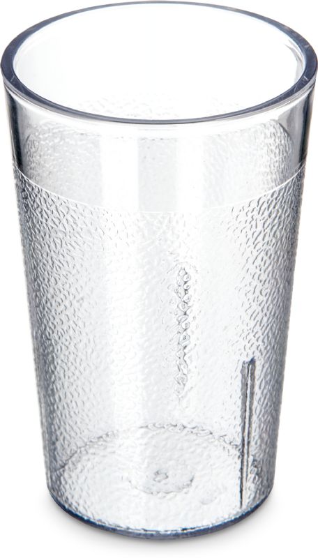 TUMBLER PLASTIC PEBBLED CLEAR 5 OZ