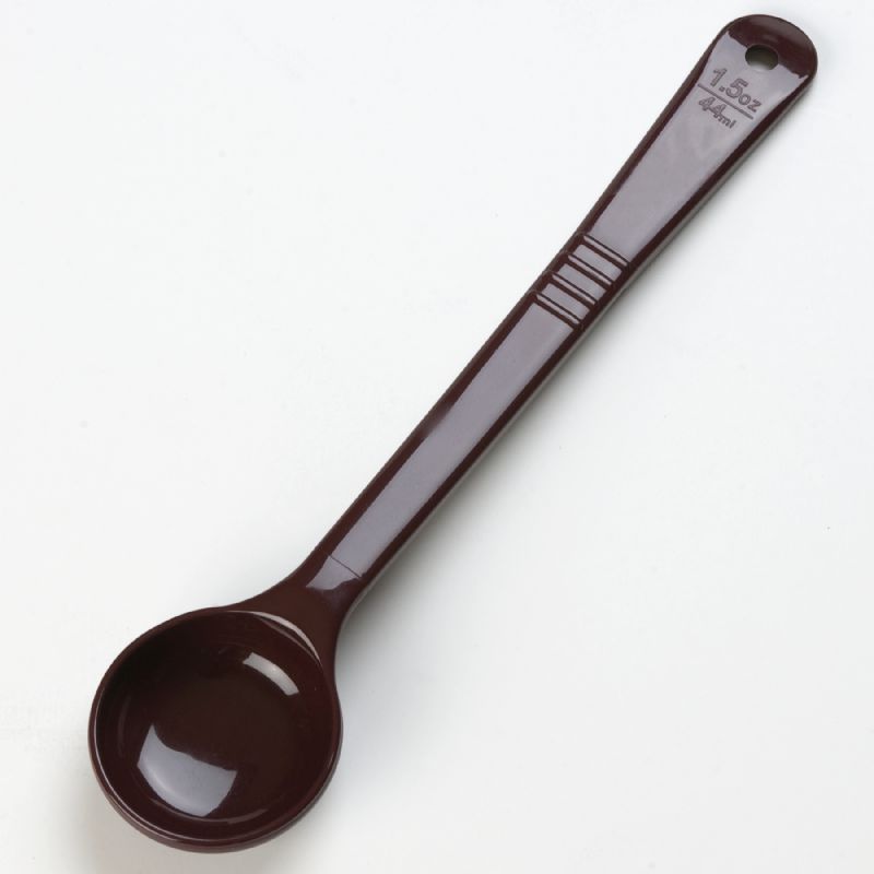 SPOON SOLID BROWN LONG HDL 1.5 OZ