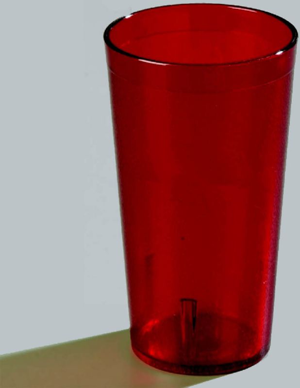 TUMBLER PLASTIC PEBBLED RUBY 20 OZ