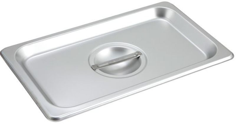 COVER STEAM PAN SOLID S/S 1/4 SIZE