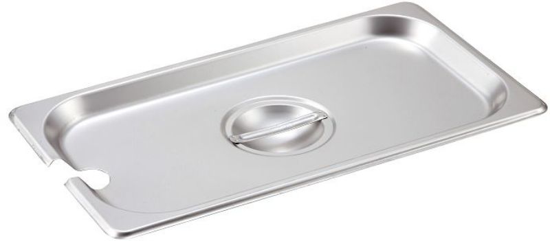 COVER STEAM PAN NOTCHED S/S 1/3 SZ