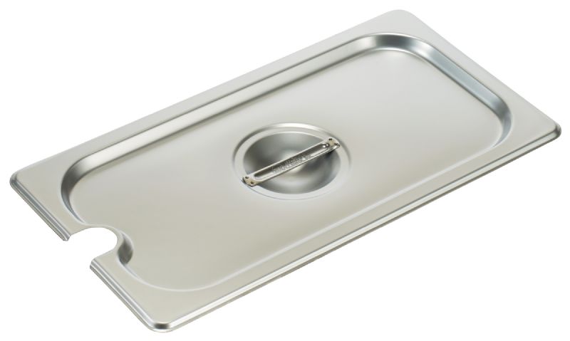 COVER STEAM PAN NOTCHED S/S 1/3 SZ