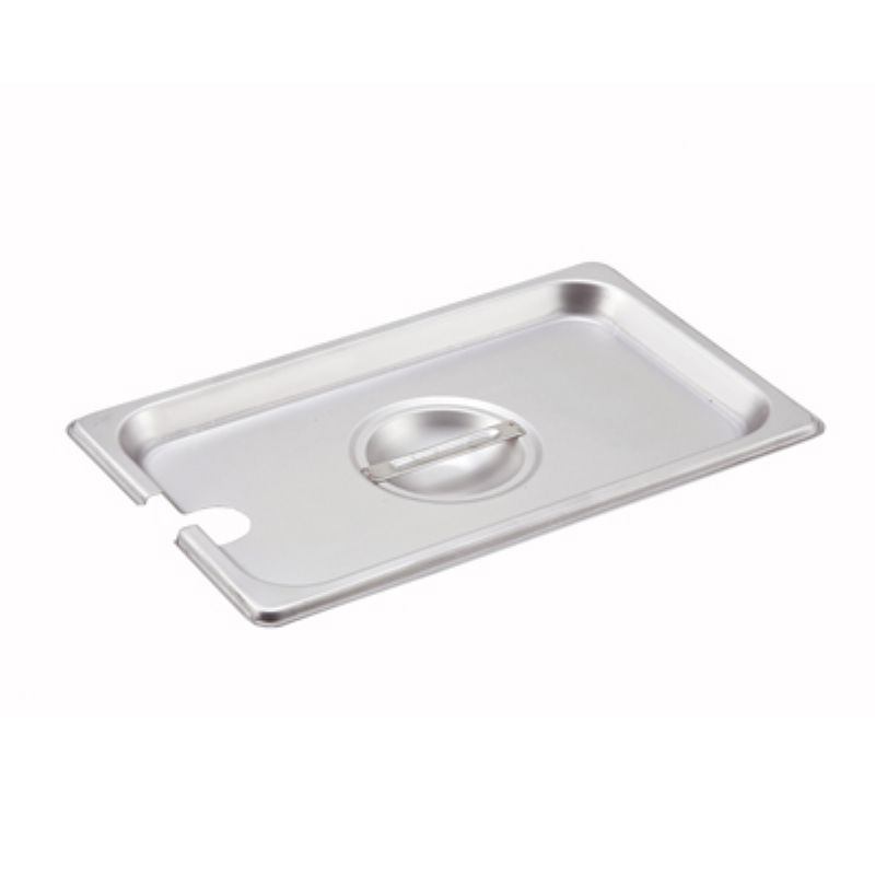 COVER STEAM PAN NOTCHED S/S 1/4 SZ