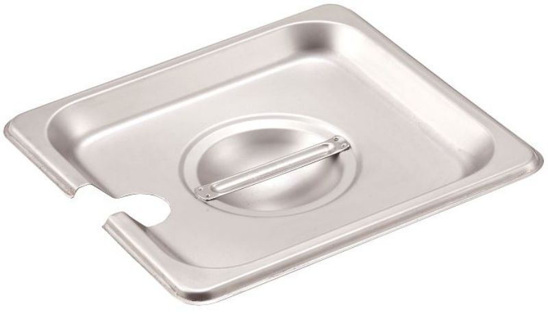 COVER STEAM PAN NOTCHED S/S 1/6 SZ