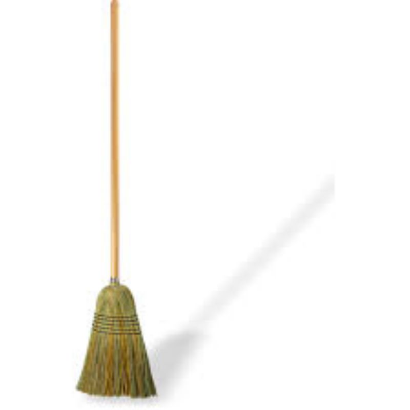 BROOM WAREHOUSE STRAW WOOD HNDL 56