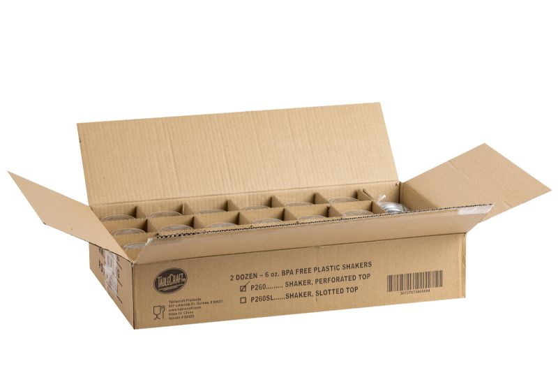 SHAKER PERFORATED TOP SWIRL 6 OZ