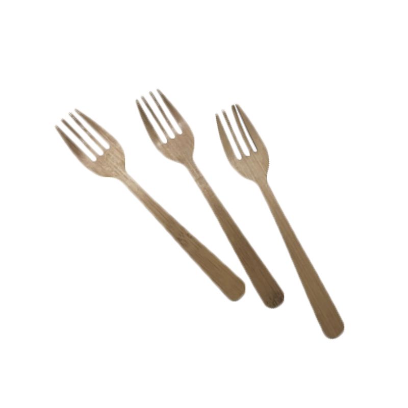 FORK BAMBOO DISPOSABLE 4.75