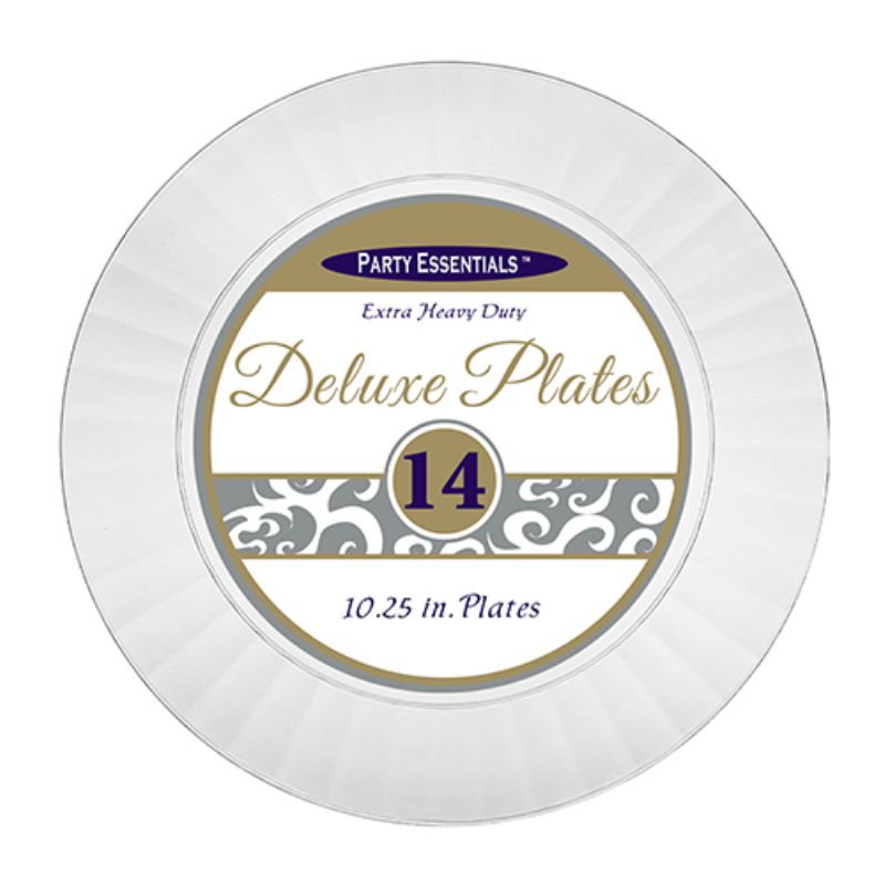 PLATE DELUXE CLEAR 10.25
