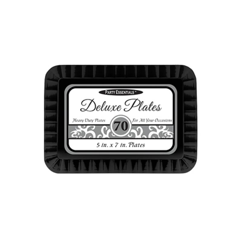 PLATE DELUXE BLACK 5X7