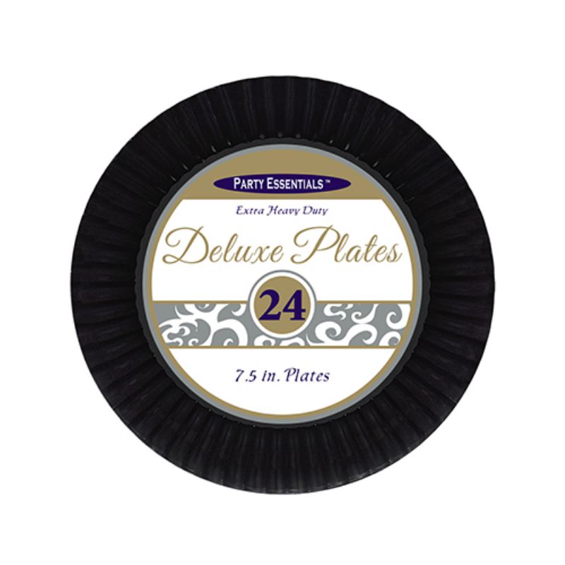PLATE DELUXE BLACK 7.5