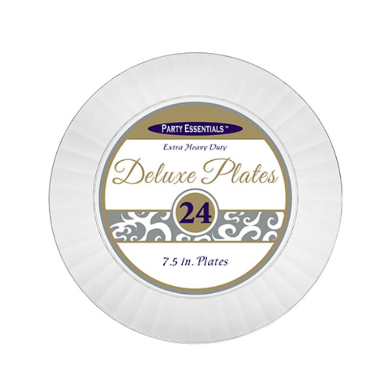 PLATE DELUXE CLEAR 7.5