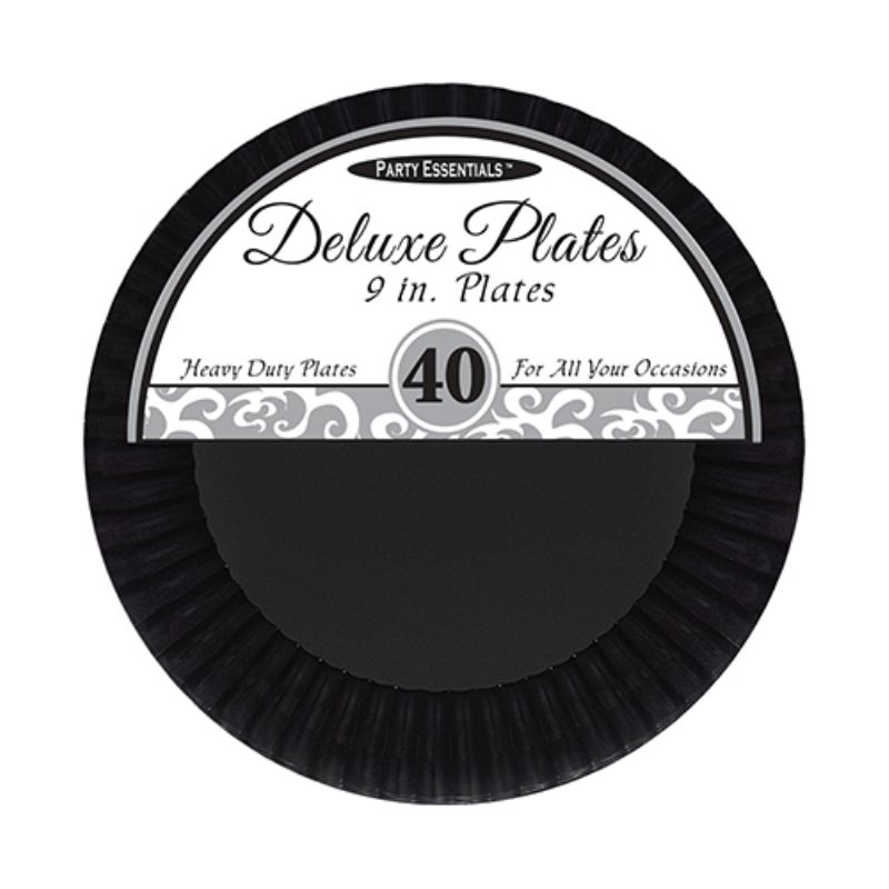 PLATE DELUXE BLACK 9
