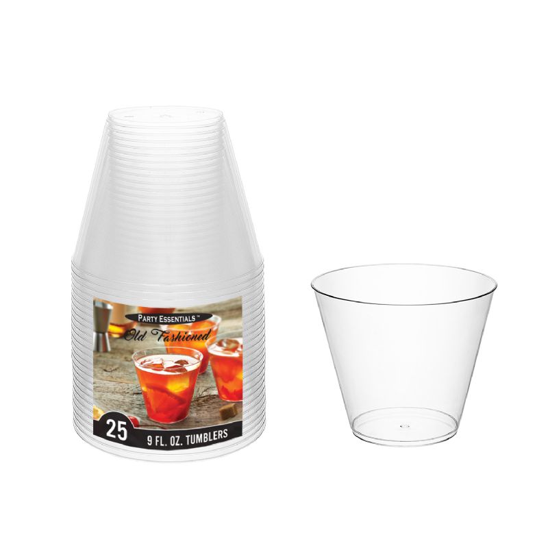TUMBLER CLEAR 9 OZ